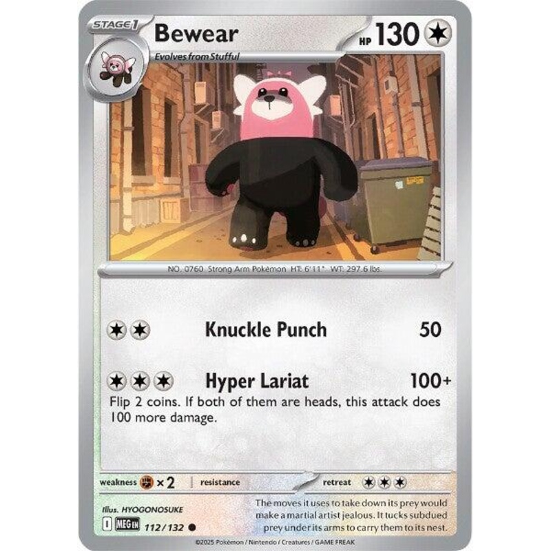 Bewear (112/132) [Mega Evolutions: Base Set]