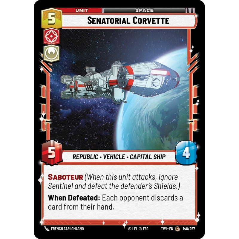 Senatorial Corvette (148/257) (148/257) [Twilight of the Republic]