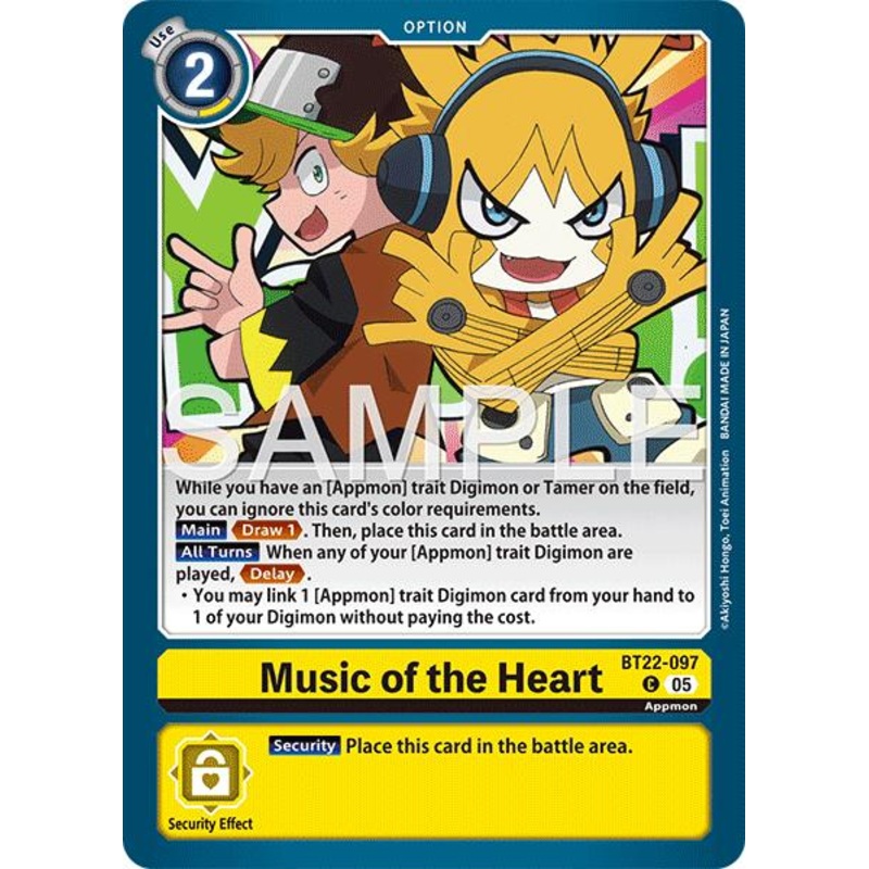 Music of the Heart [BT22-097] [Cyber Eden]