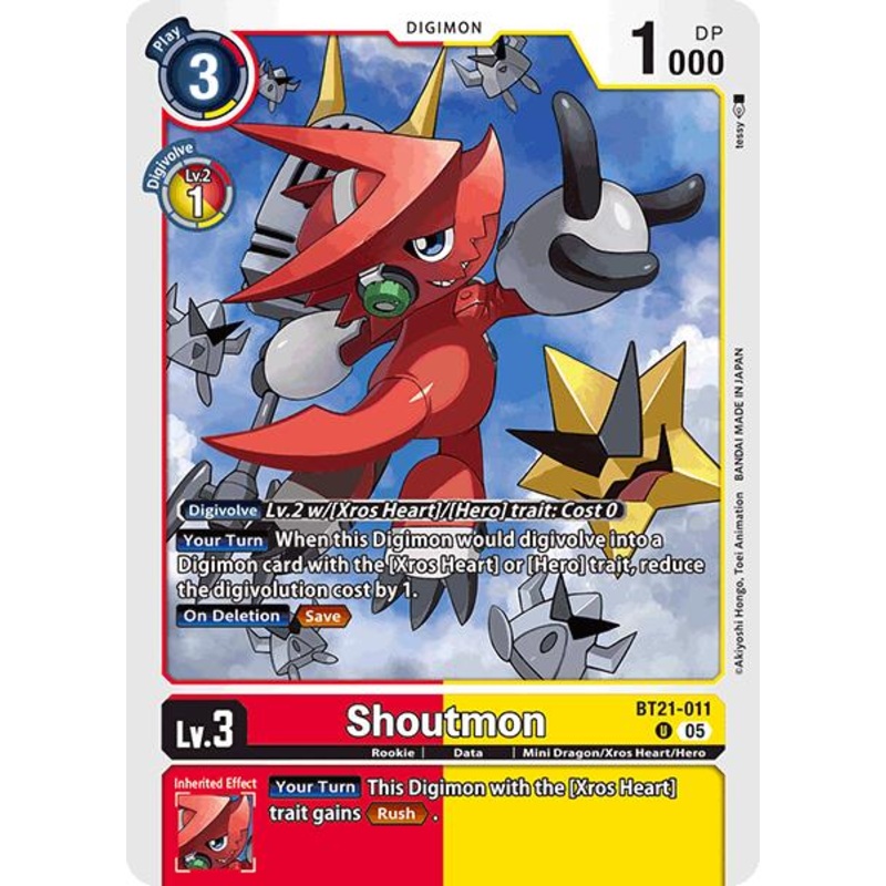 Shoutmon [BT21-011] [World Convergence]