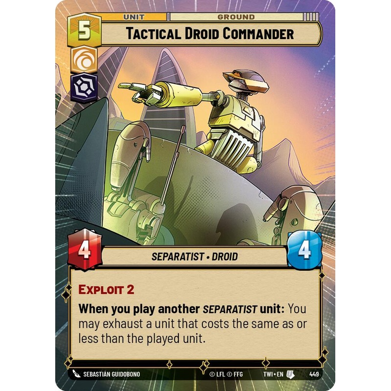 Tactical Droid Commander (449) (Hyperspace) (449) [Twilight of the Republic]