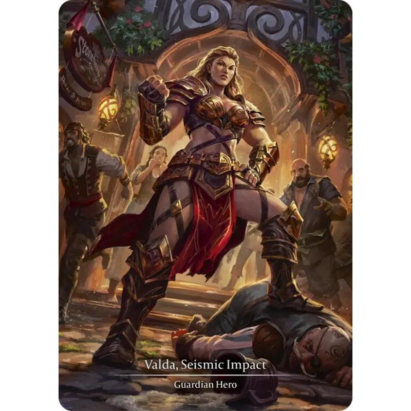 Valda, Seismic Impact (Marvel Cold Foil) [MPG001] (Mastery Pack Guardian)  Cold Foil