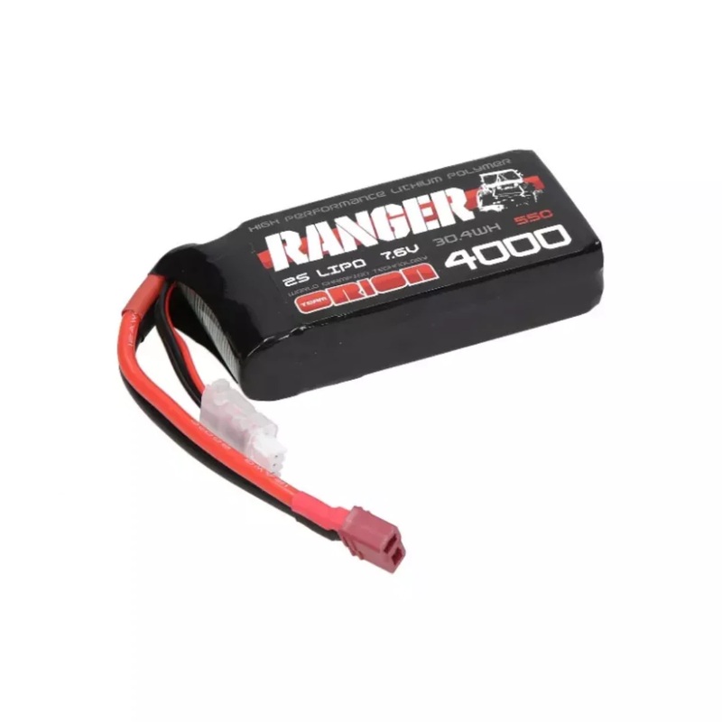 Team Orion Ranger 4000mAh 2S 7.6V 55C LiPo Battery Shorty Deans Connector ORI143