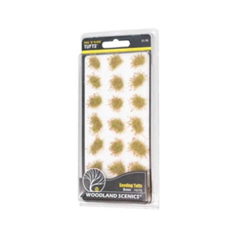 Woodland Scenic Peel 'n' Place Tufts Seeding Tufts Brown FS775