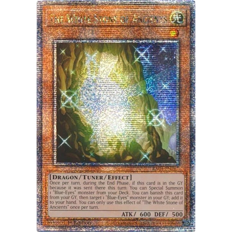 The White Stone of Ancients [RA04-EN267] Quarter Century Secret Rare