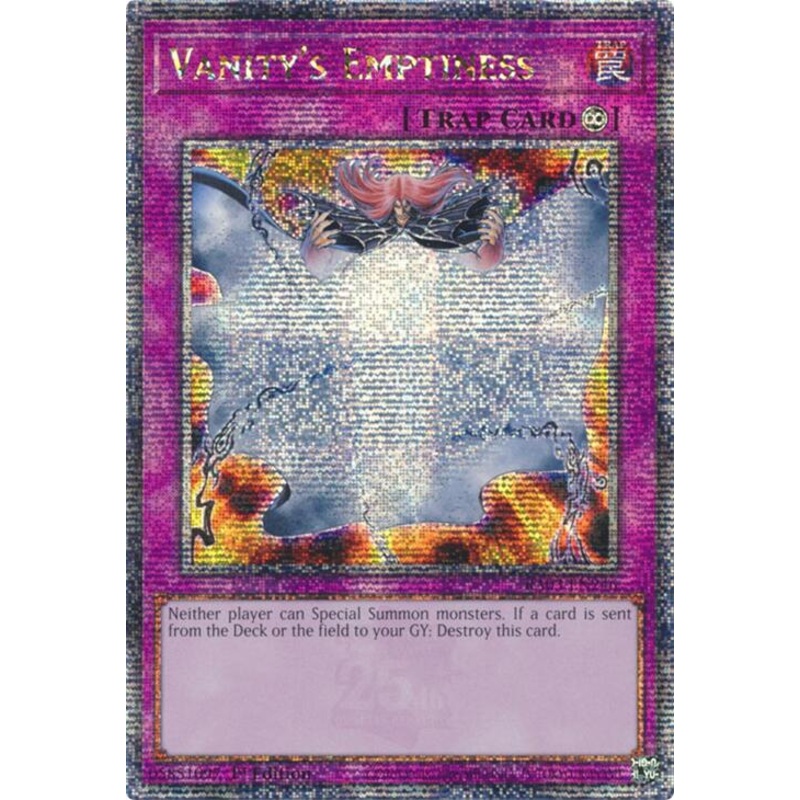 Vanity's Emptiness (Quarter Century Secret Rare) [RA03-EN246] Quarter Century Secret Rare