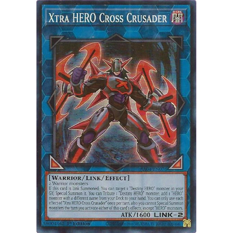 Xtra HERO Cross Crusader [RA04-EN076] Super Rare