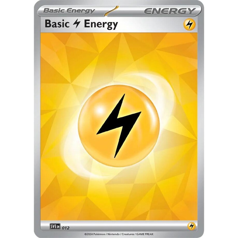 Basic Lightning Energy (012)(Holo) [Scarlet & Violet: Stellar Crown]