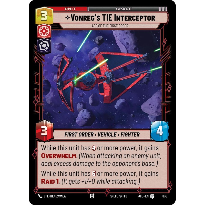 Vonreg's TIE Interceptor - Ace of the First Order (635) (635) [Jump to Lightspeed]