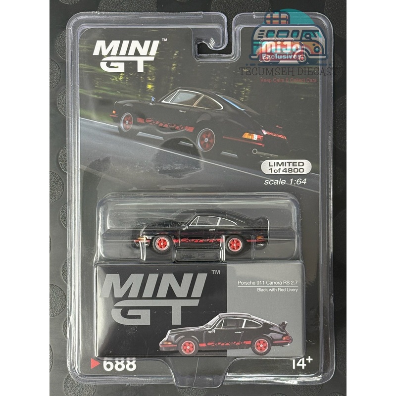 Porsche 911 Carrera RS 2.7 (Black with Red Livery)