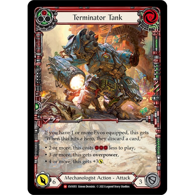 Terminator Tank (Extended Art) [EVO055] (Bright Lights)  Rainbow Foil