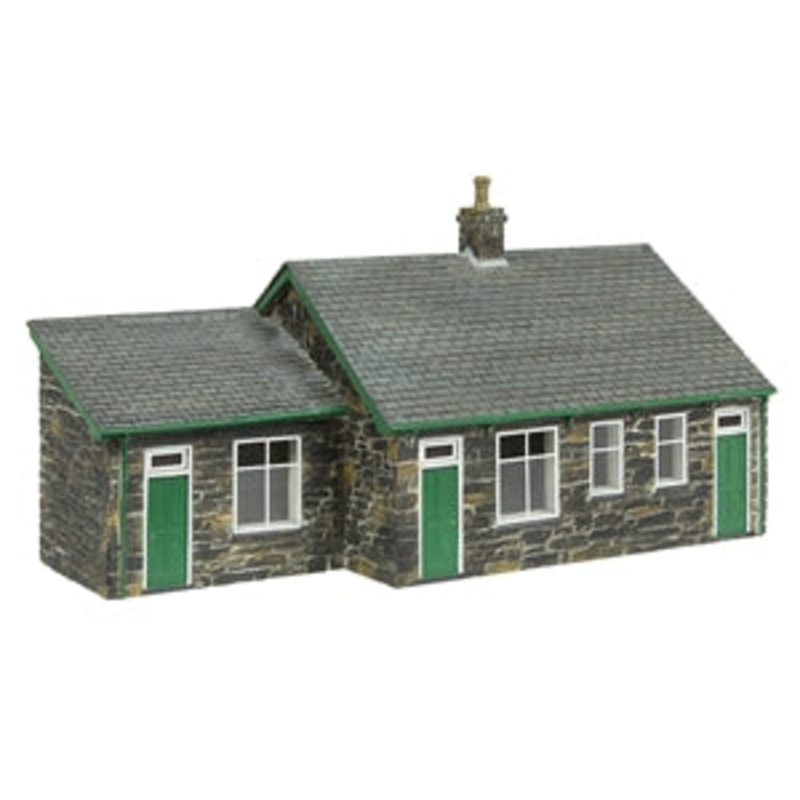 Bachmann 44-0171G OO/OO9 Harbour Station Gents and Office - Green