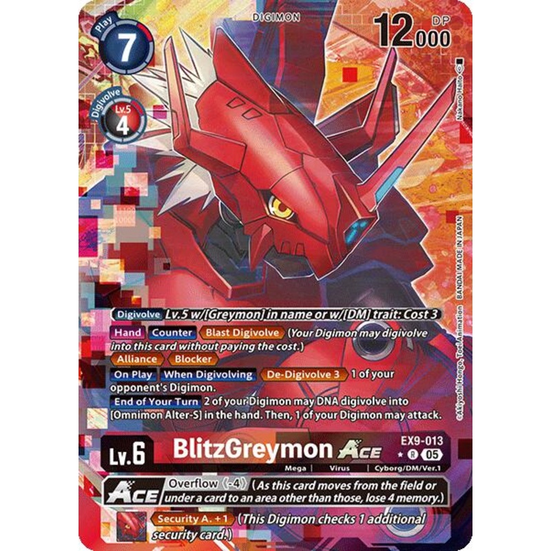 BlitzGreymon ACE [EX9-013] (Alternate Art) [Versus Monsters]