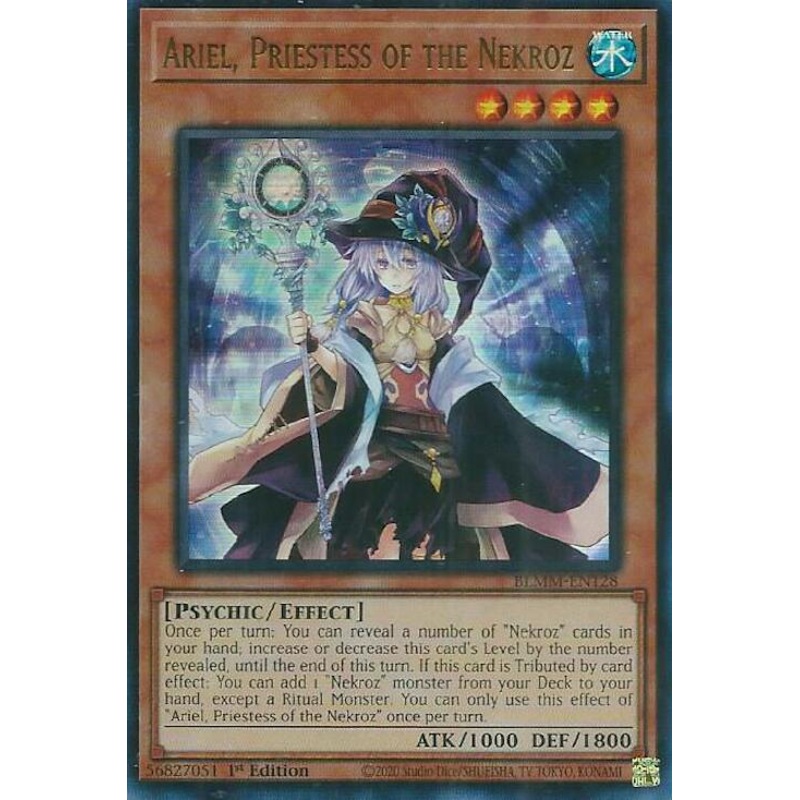 Ariel, Priestess of the Nekroz [BLMM-EN128] Ultra Rare