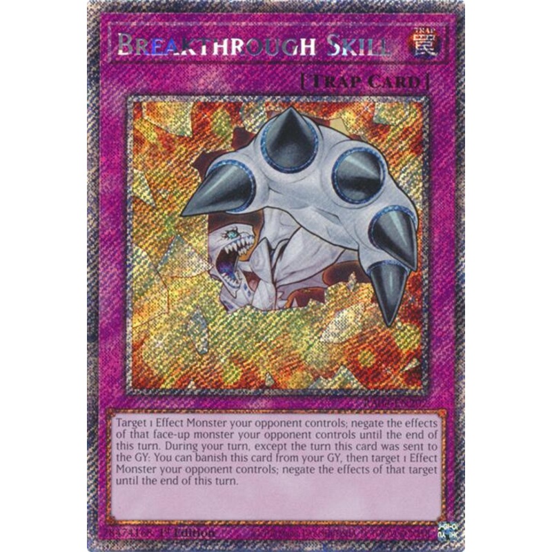 Breakthrough Skill [RA04-EN202] Platinum Secret Rare