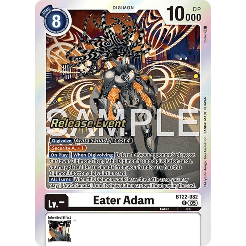 Eater Adam [BT22-082] [Cyber Eden Release Event Cards]