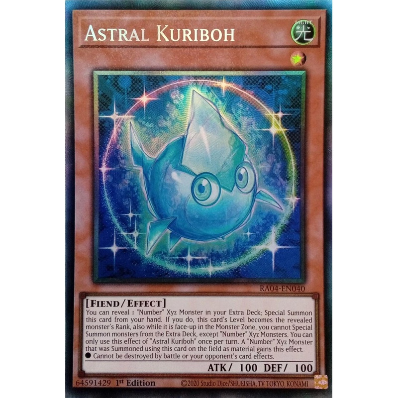 Astral Kuriboh [RA04-EN040] Prismatic Collector's Rare