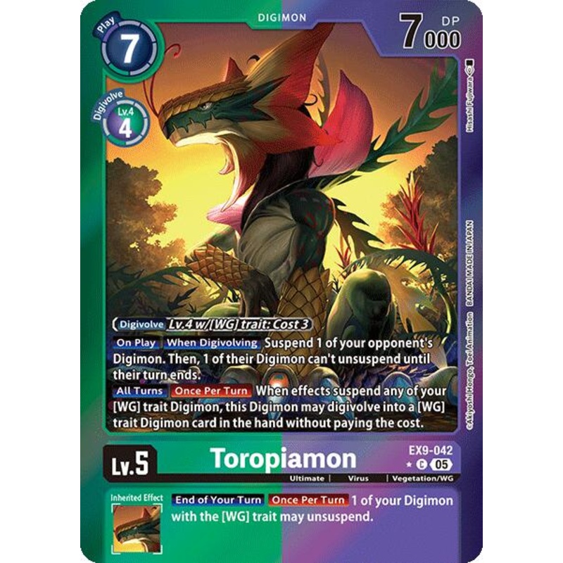 Toropiamon [EX9-042] (Limited Foil) [Versus Monsters]