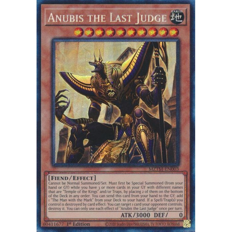 Anubis the Last Judge (Collector's Rare) [MZTM-EN003] Collector's Rare