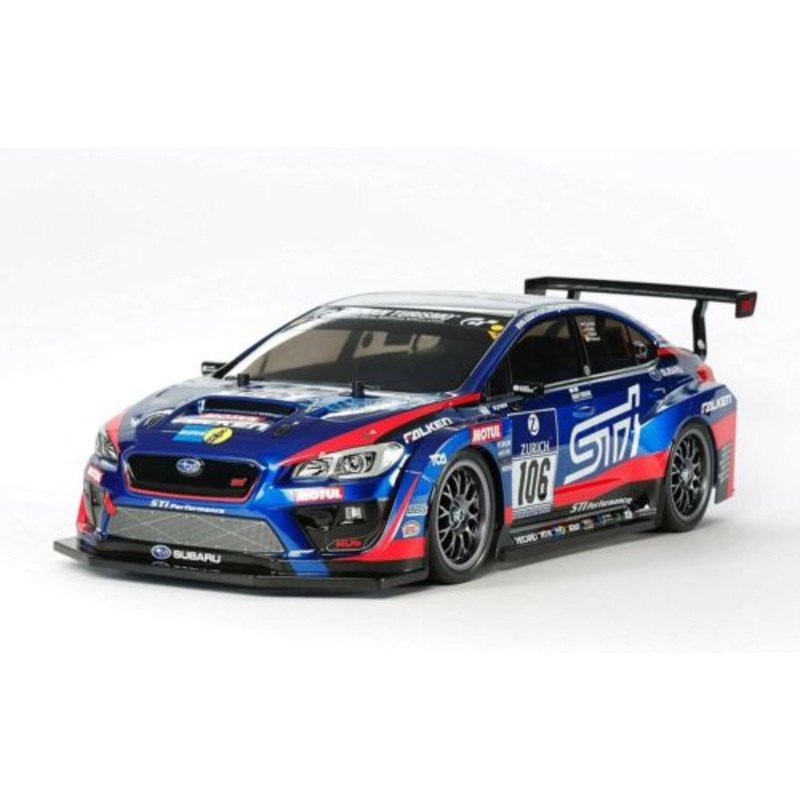 Tamiya 1/10 TT-02 Subaru WRX STI NBR Challenge Electric On Road RC Car Kit w/o ESC - 58645A