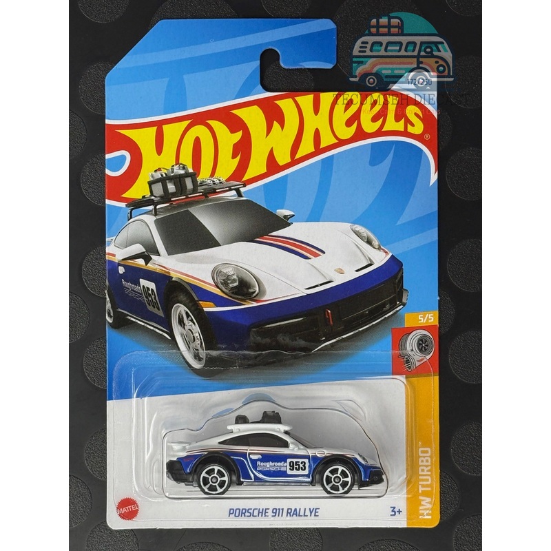 Porsche 911 RallyE|New & Mint|New with Veins on J-hook & Card