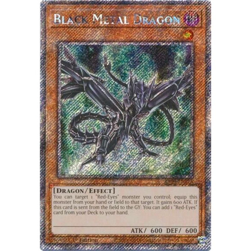 Black Metal Dragon [RA04-EN016] Platinum Secret Rare