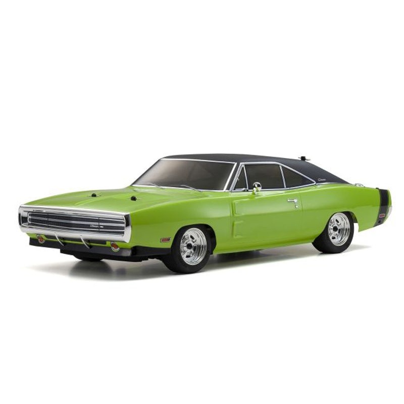 Kyosho 1/10 Fazer Mk2 1970 Dodge Charger Hemi 4WD Electric RTR RC Car - Sublime Green