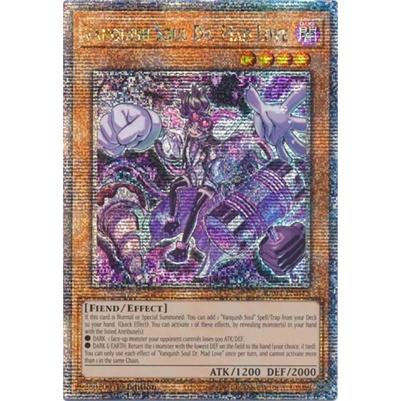 Vanquish Soul Dr. Mad Love [RA04-EN045] Quarter Century Secret Rare