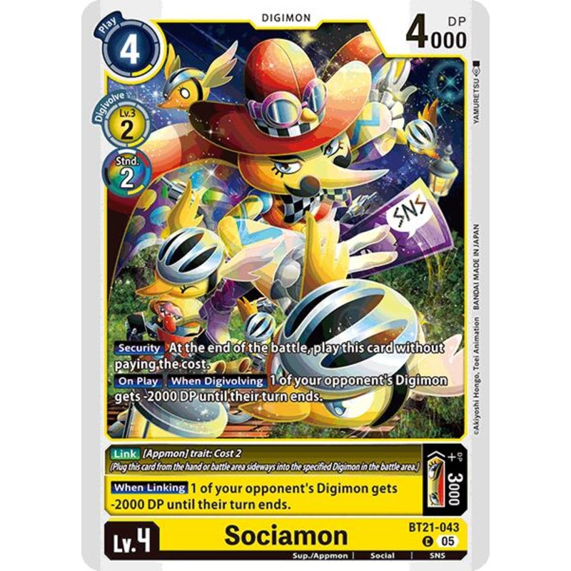 Sociamon [BT21-043] [World Convergence]