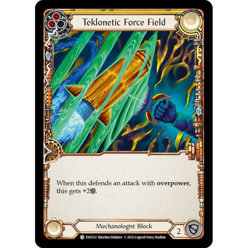Teklonetic Force Field (Yellow) [EVO232] (Bright Lights)