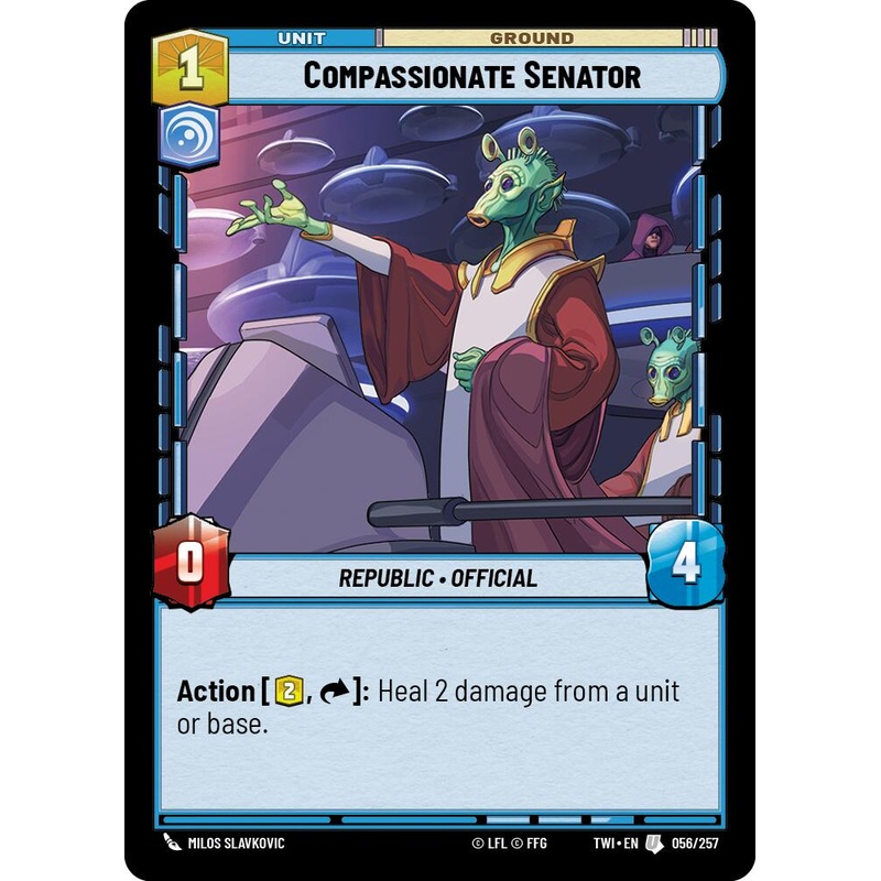 Compassionate Senator (056/257) (056/257) [Twilight of the Republic]