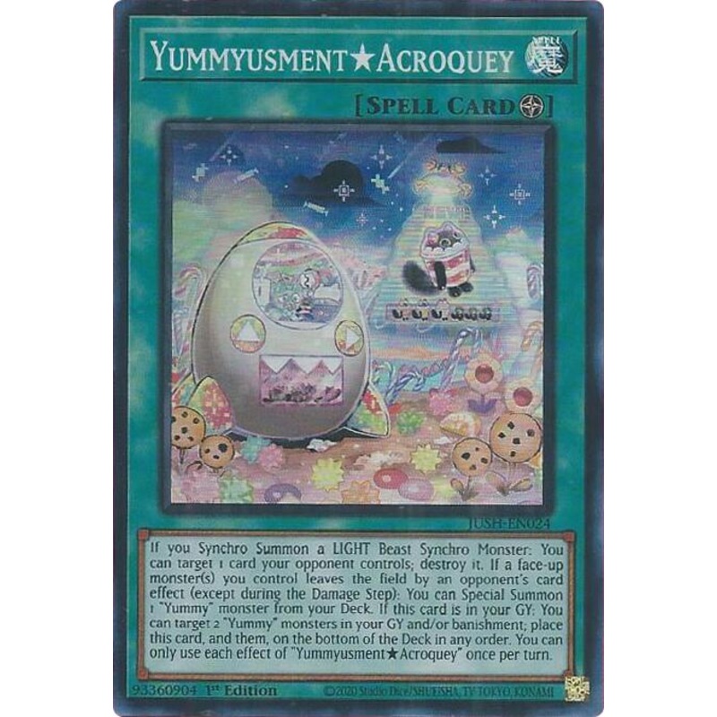 YummyusmentAcroquey (Super Rare) [JUSH-EN024] Super Rare