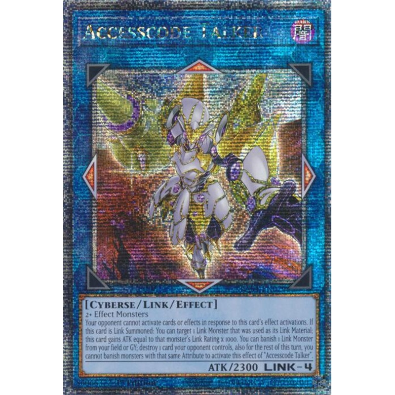 Accesscode Talker (New Art) [RA04-EN079] Quarter Century Secret Rare