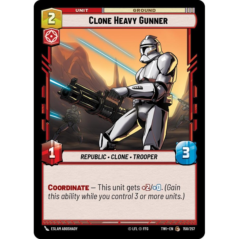 Clone Heavy Gunner (158/257) (158/257) [Twilight of the Republic]