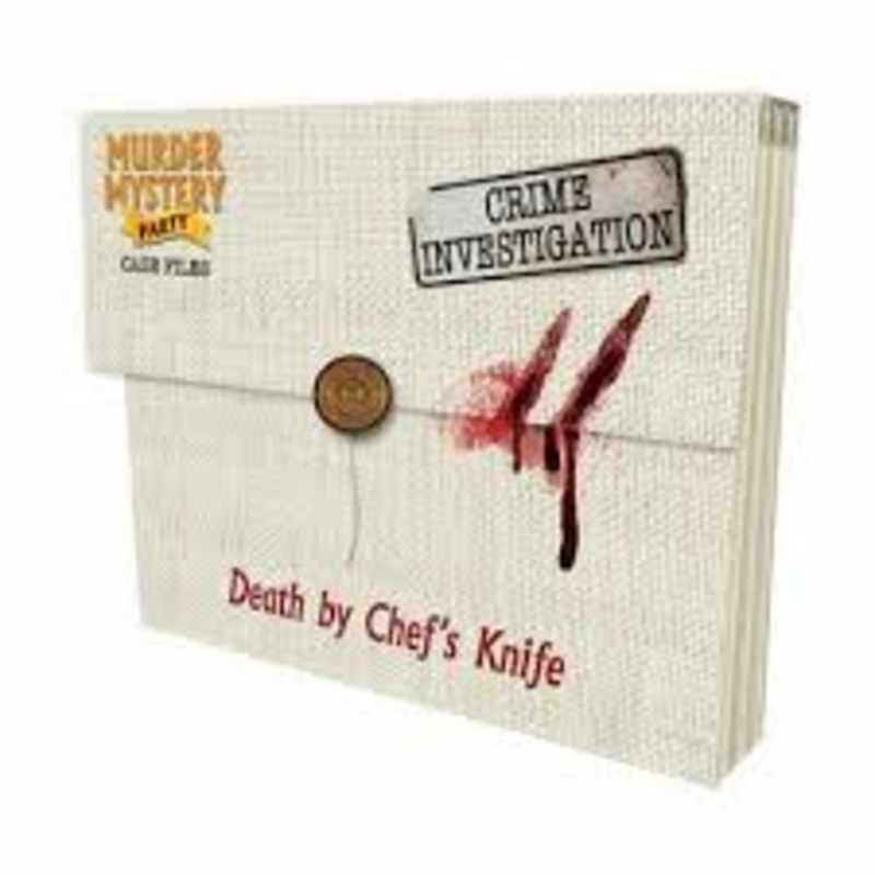 Murder Mystery Party Case Files - Death by Chef's Knife