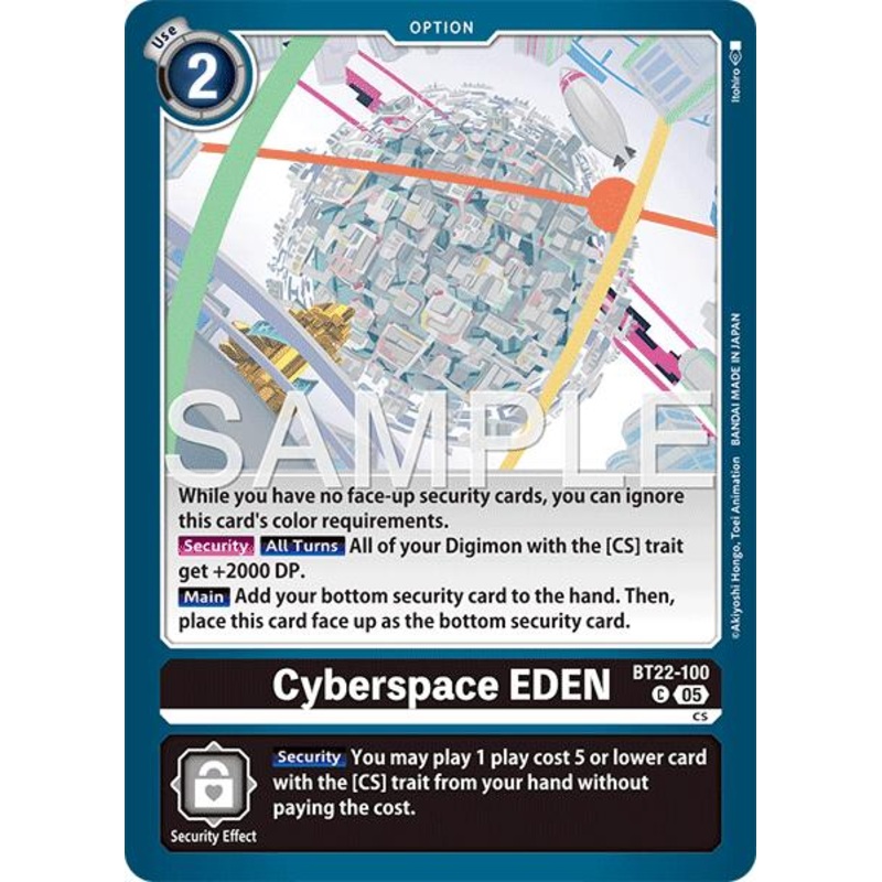 Cyberspace EDEN [BT22-100] [Cyber Eden]