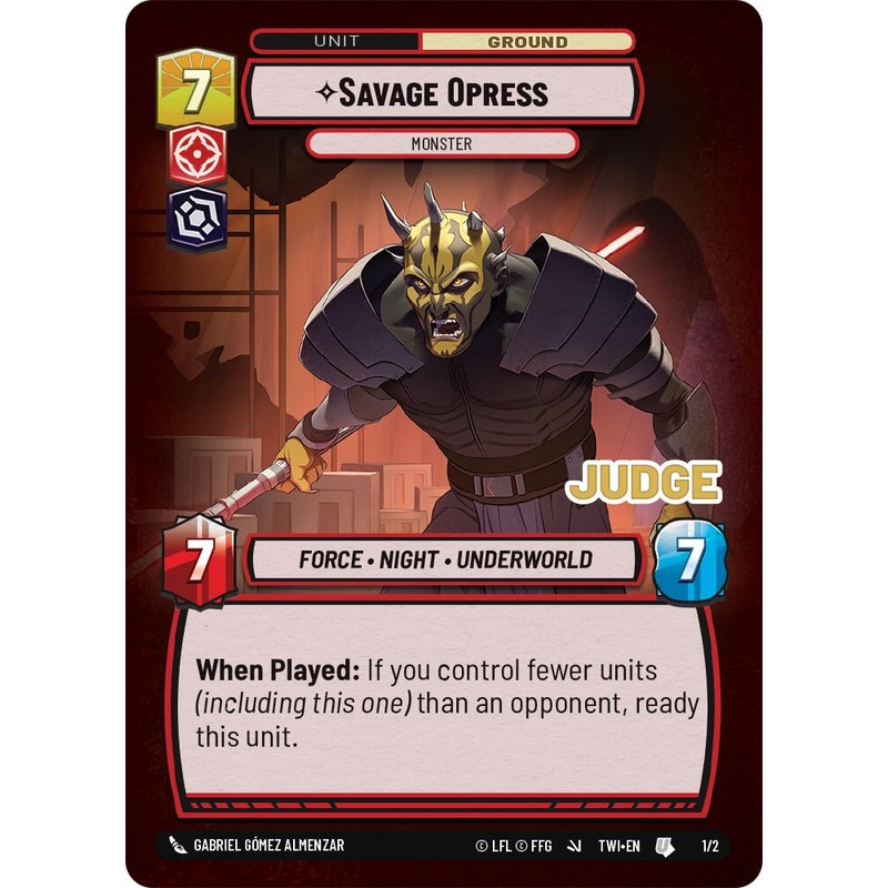 Savage Opress - Monster (1/2) (1/2) [Judge Promos]