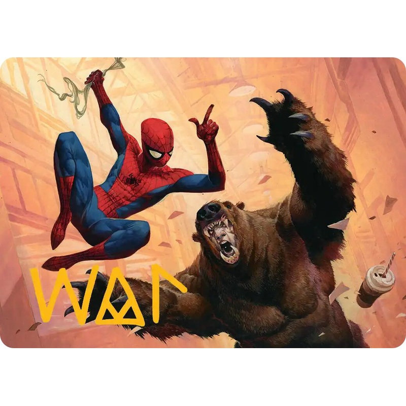 Wisecrack Art Card (Gold-Stamped Signature) [Marvel's Spider-Man Art Series]