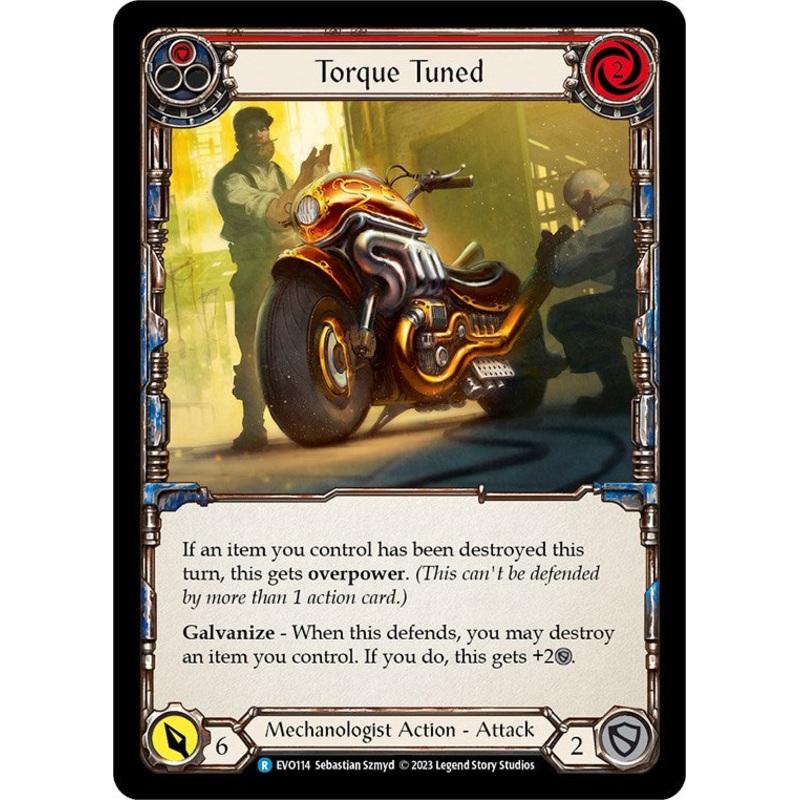 Torque Tuned (Red) [EVO114] (Bright Lights)  Rainbow Foil