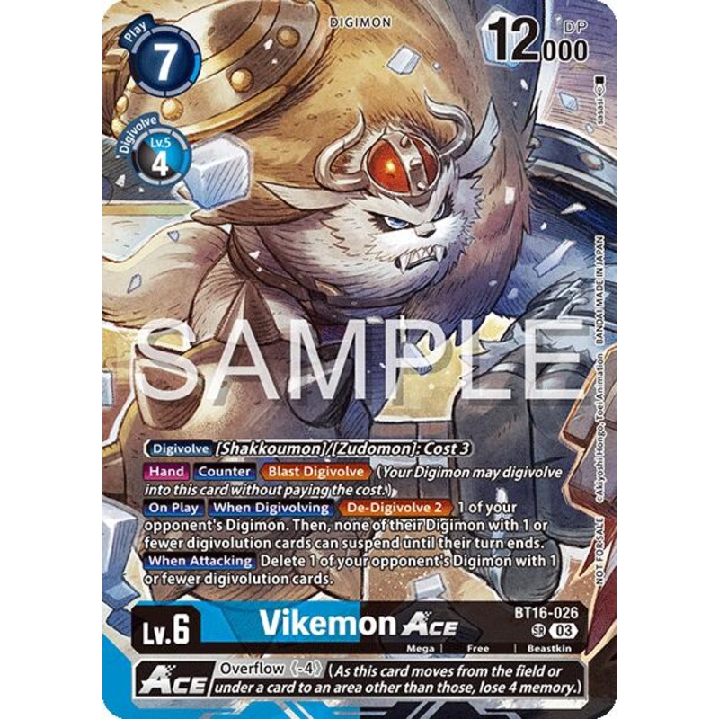 Vikemon ACE [BT16-026] (Cyber Eden Release Event Participant) [Cyber Eden]