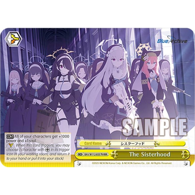 The Sisterhood (BAV/W112-E037R RRR) [Blue Archive]