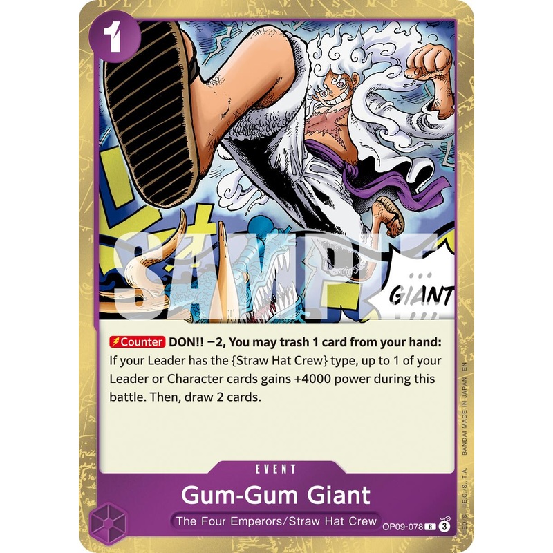 Gum-Gum Giant (Reprint) [Premium Booster -The Best- Vol. 2]