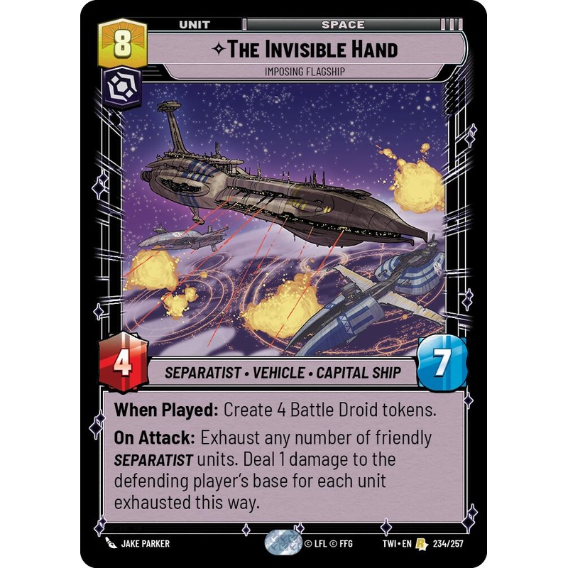 The Invisible Hand - Imposing Flagship (234/257) (234/257) [Twilight of the Republic]