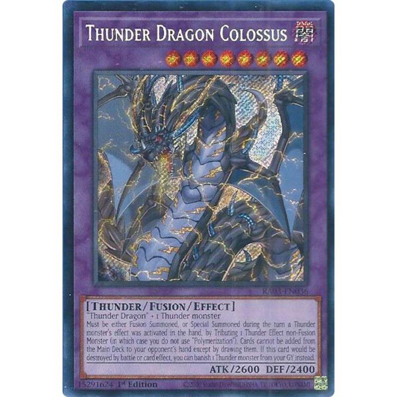 Thunder Dragon Colossus (Secret Rare) [RA03-EN036] Secret Rare