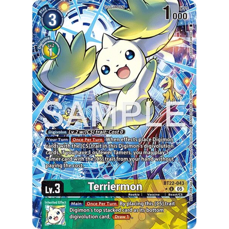 Terriermon [BT22-043] (Box Topper) [Cyber Eden]