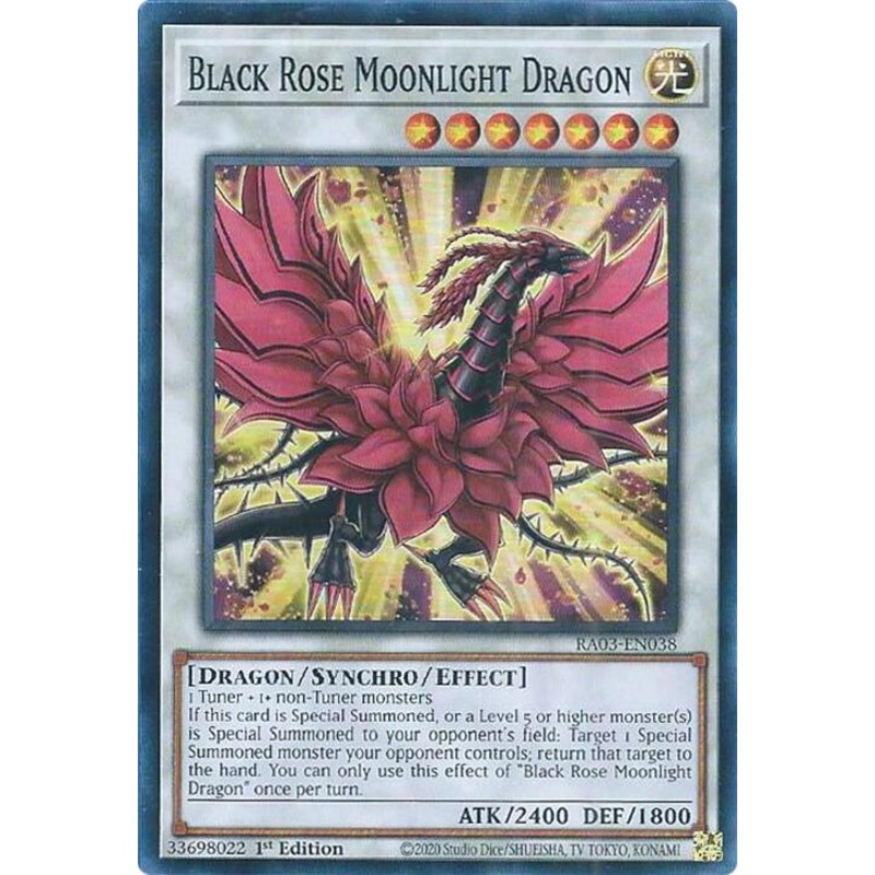 Black Rose Moonlight Dragon [RA03-EN038] Super Rare