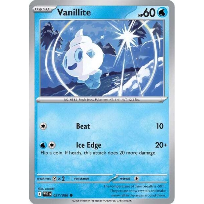 Vanillite (027/086) [Scarlet & Violet: White Flare]