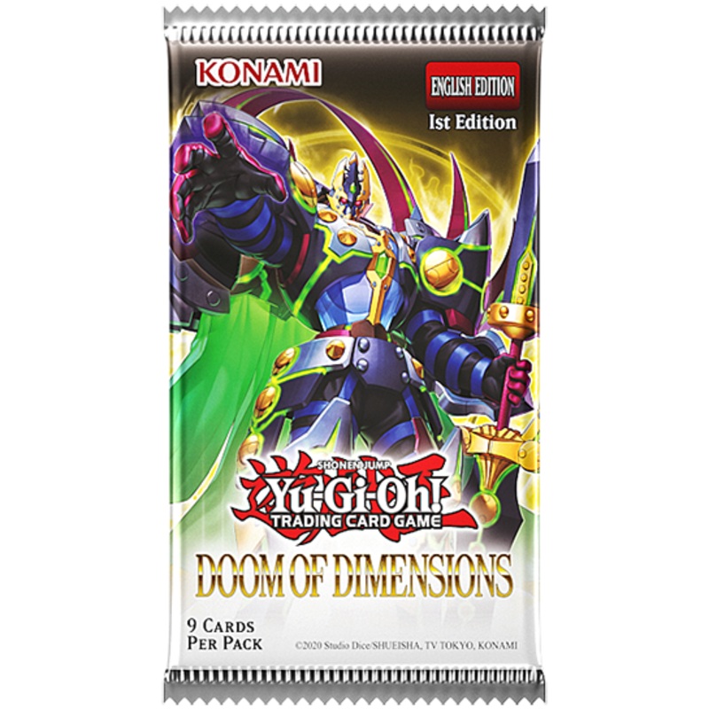YGO Booster Pack - Doom of Dimensions (1st Edition)