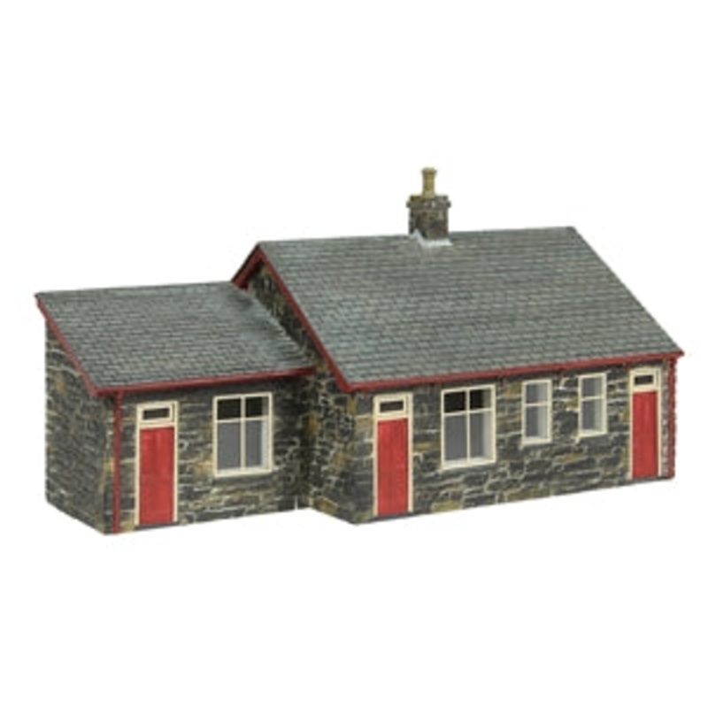 Bachmann 44-0171R OO/OO9 Harbour Station Gents and Office - Red