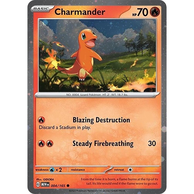 Charmander (004) (Cosmos Holo) [Scarlet & Violet: Black Star Promos]